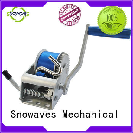 Snowaves Mechanical trailer boat hand winch company for picnics
