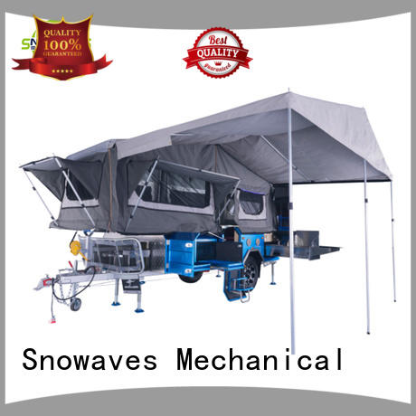 Snowaves Mechanical folding trailers company for accident