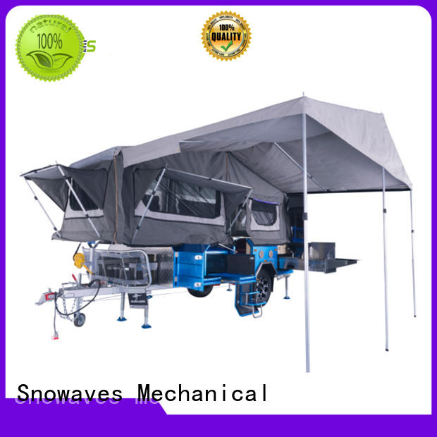 folding aluminium boat trailers fold for one-way trips Snowaves Mechanical