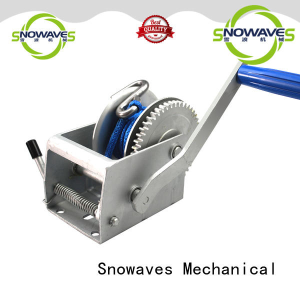 Snowaves Mechanical speed reversible hand winch buy now for boat