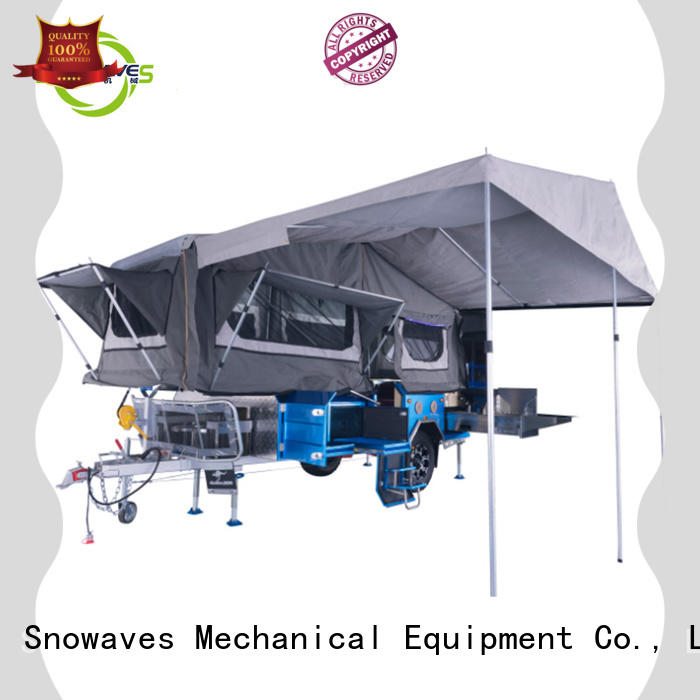 Snowaves Mechanical foldable trailer factory for accident