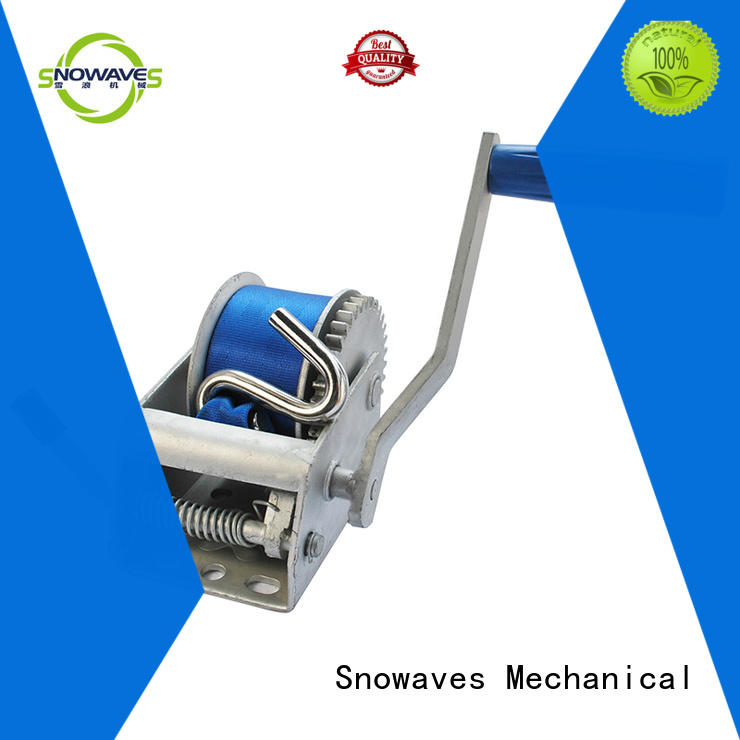 Snowaves Mechanical Brand pulling speed winch custom boat trailer hand winch
