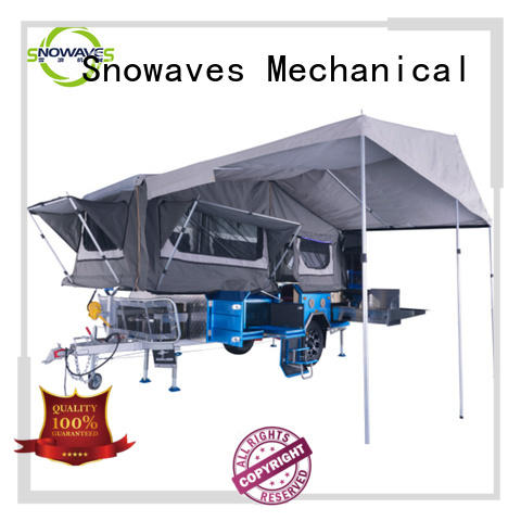 Snowaves Mechanical newly fold up trailer China supplier for one-way trips