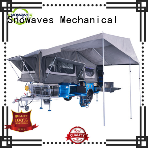 Snowaves Mechanical new-arrival pop up camper trailer for one-way trips