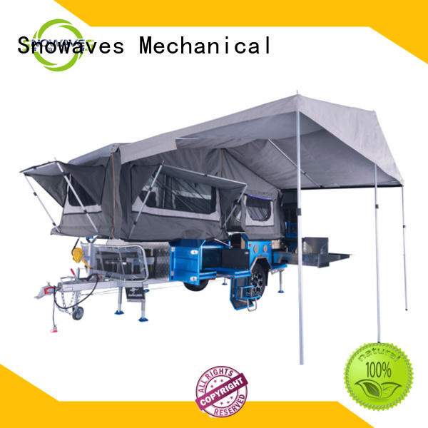 Snowaves Mechanical Top fold up trailer Suppliers for accident