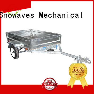 Snowaves Mechanical Wholesale foldable trailer for business for camp