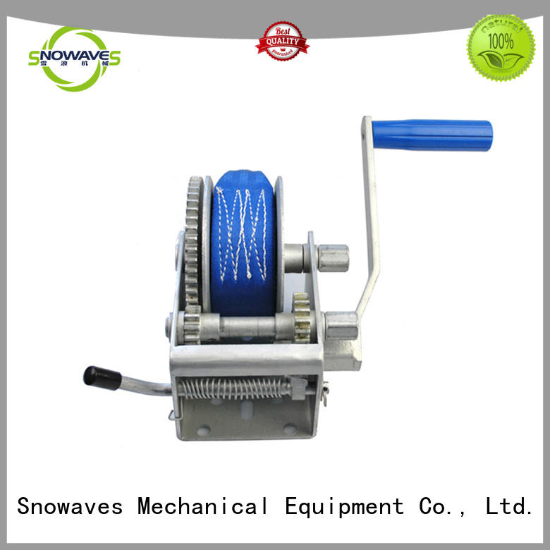 Snowaves Mechanical single small hand crank winch at discount for picnics