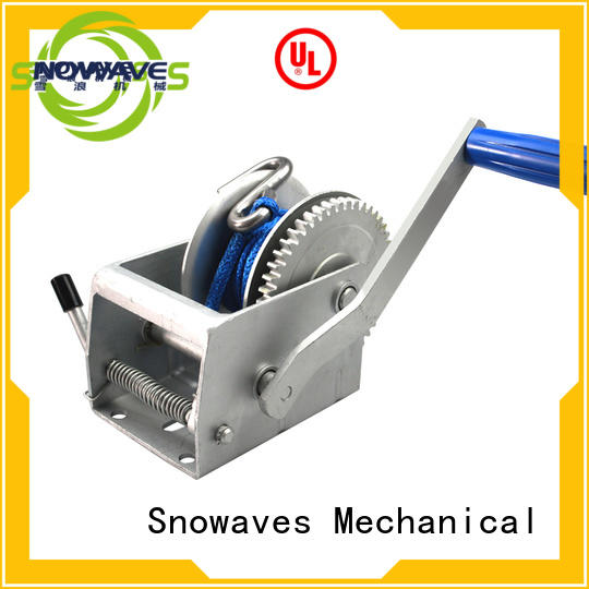 pulling manual winch hinge Snowaves Mechanical company