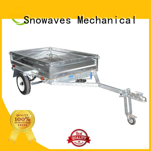 Snowaves Mechanical data folding trailers supply for camp