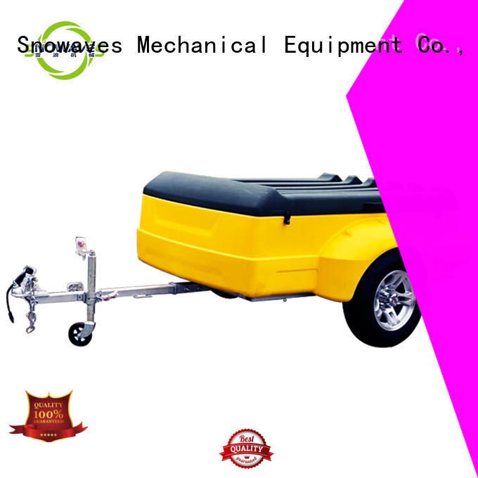 Snowaves Mechanical hot-sale plastic dump trailer touring for no cable