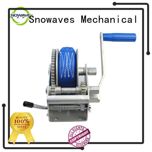 single manual winch pulling for picnics Snowaves Mechanical