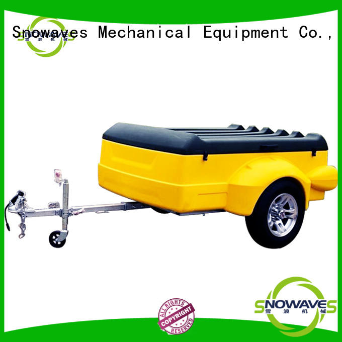 Snowaves Mechanical waterproof plastic utility trailer for business for webbing strap