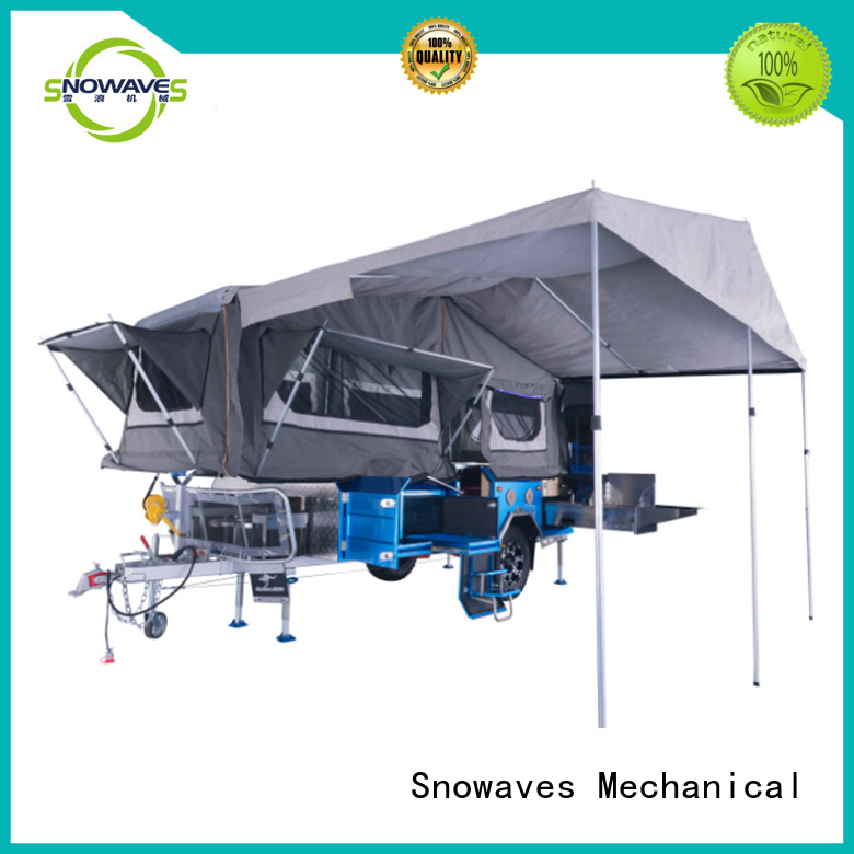 Snowaves Mechanical fold foldable trailer producer for one-way trips