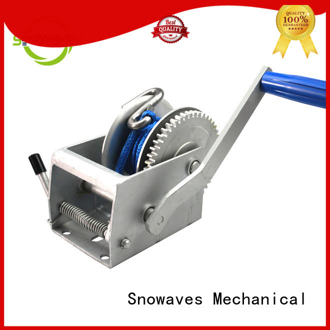 Snowaves Mechanical High-quality boat hand winch supply for camping