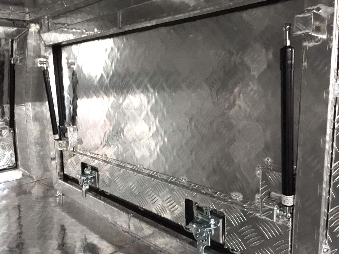 Snowaves Mechanical truck aluminium tool box Supply for camping-6