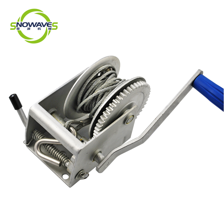 Snowaves Mechanical manual trailer winch company for boat-2