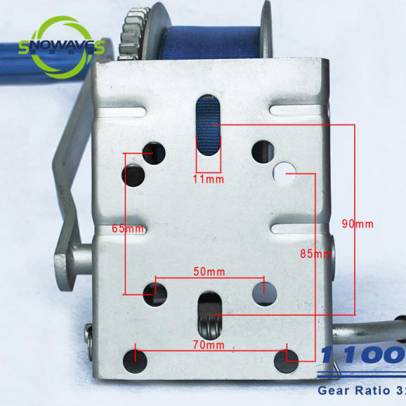 Snowaves Mechanical trailer hand winches manufacturers for outings