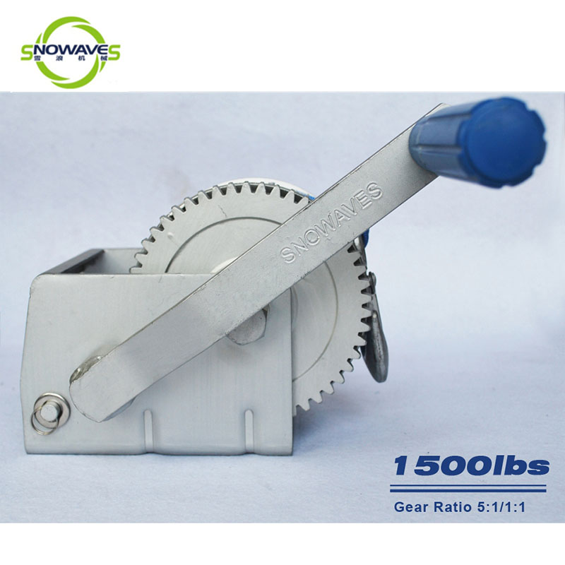 Snowaves Mechanical Top marine winch factory for one-way trips-1