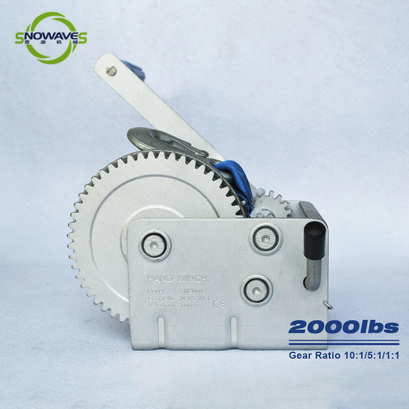 Snowaves Mechanical hand marine winch suppliers for one-way trips