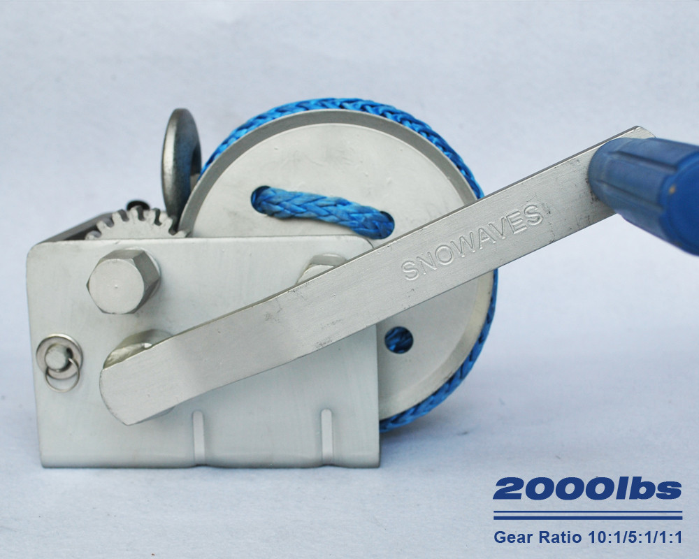 Snowaves Mechanical Top Marine winch for business for one-way trips-5