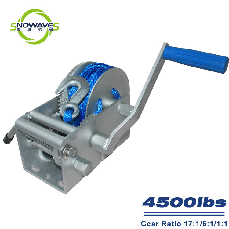 Snowaves Mechanical speed Marine winch manufacturers for picnics