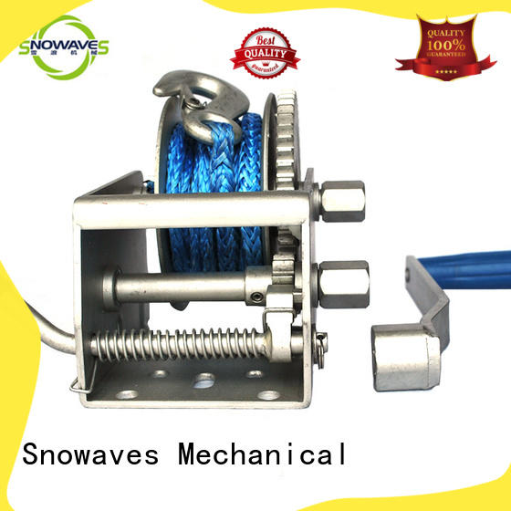 Snowaves Mechanical best electric boat winch winch for camp