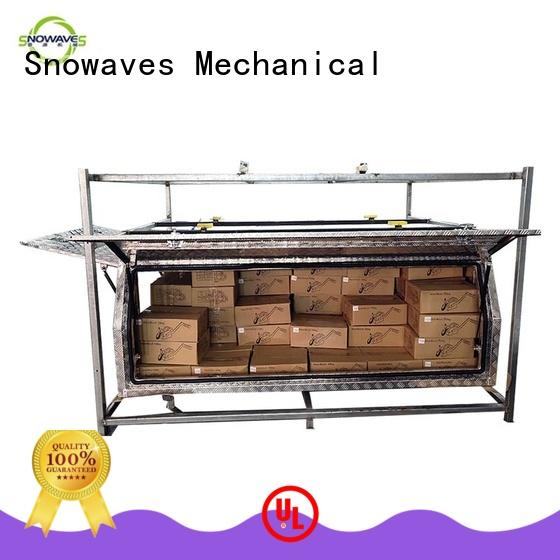 Snowaves Mechanical Top aluminum trailer tool box factory for boat