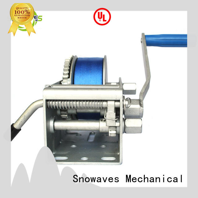 Snowaves Mechanical Latest marine winch for sale for camp