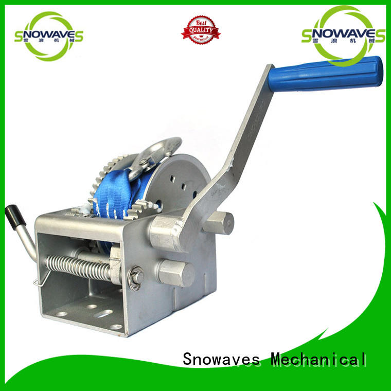 Snowaves Mechanical Top Marine winch Suppliers for camping