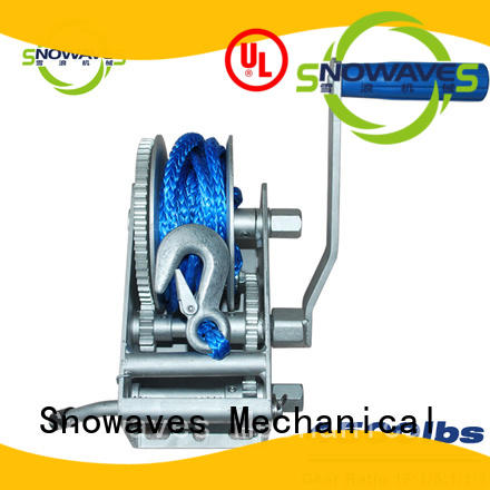 Snowaves Mechanical single marine winch for business for one-way trips
