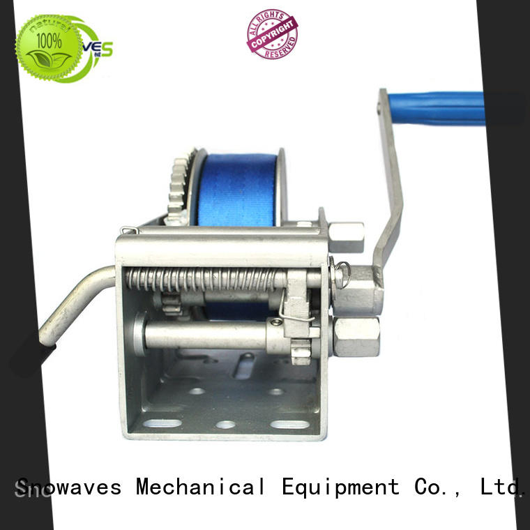 Snowaves Mechanical useful Marine winch pulling for one-way trips