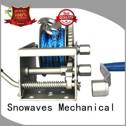 Snowaves Mechanical hand marine winch for sale for one-way trips