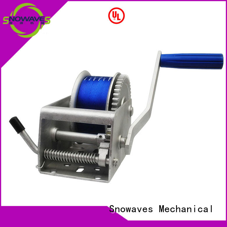Snowaves Mechanical speed Marine winch Suppliers for trips