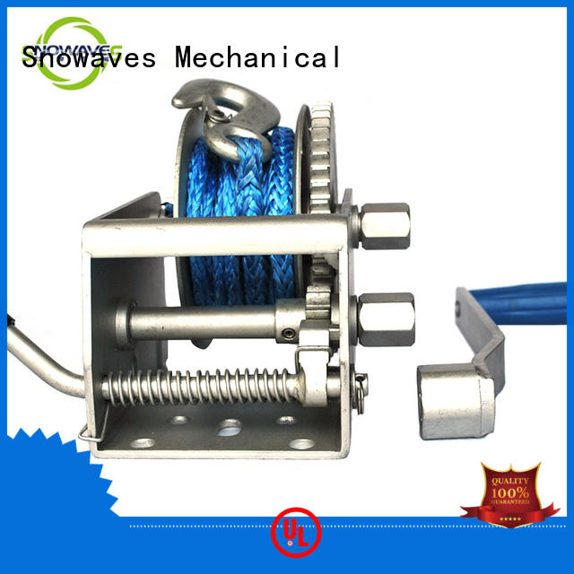 Snowaves Mechanical speed Marine winch for business for camping