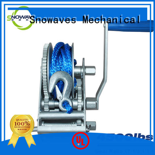 Snowaves Mechanical trailer Marine winch wholesale supplier for camping
