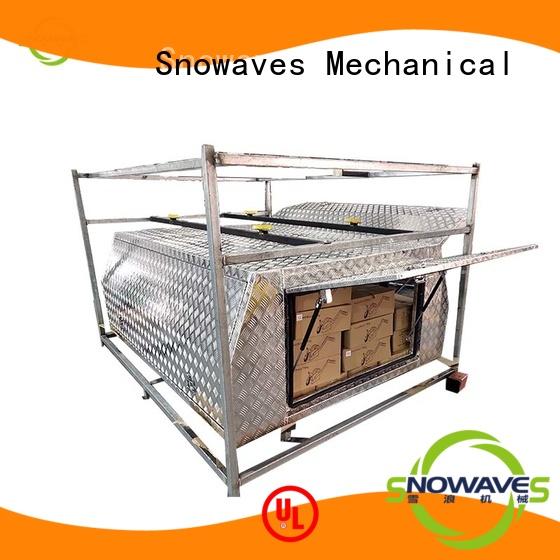 Snowaves Mechanical truck aluminium checker plate toolbox Chinese supply for car
