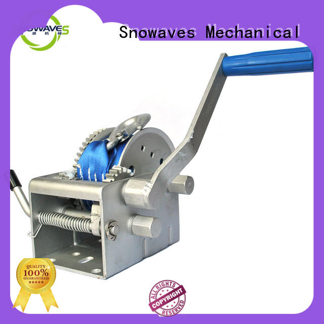 Snowaves Mechanical pulling Marine winch Supply for picnics
