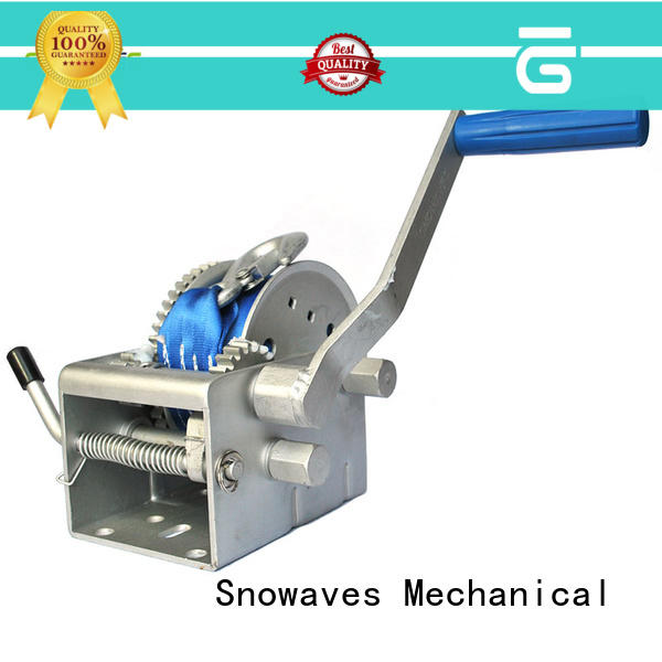 Snowaves Mechanical Latest marine winch factory for one-way trips