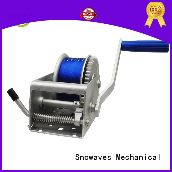 Snowaves Mechanical Wholesale Marine winch Supply for trips