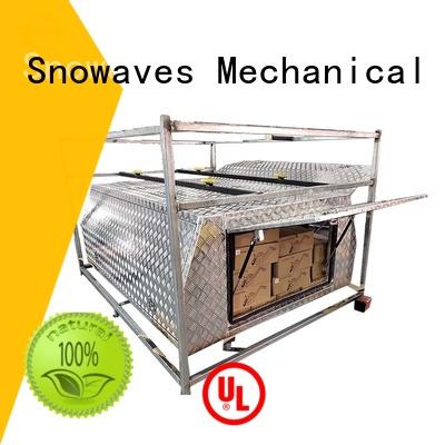 Snowaves Mechanical aluminium large aluminum tool box Chinese manufacturer for boat