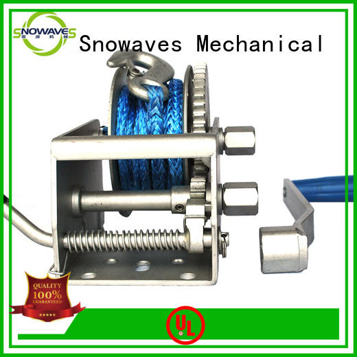 Snowaves Mechanical High-quality Marine winch factory for camp