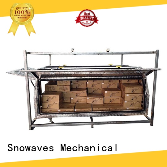 Snowaves Mechanical aluminum custom aluminum tool boxes for wholesale for picnics
