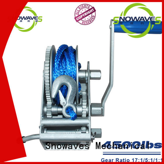 Snowaves Mechanical Wholesale Marine winch for business for camp