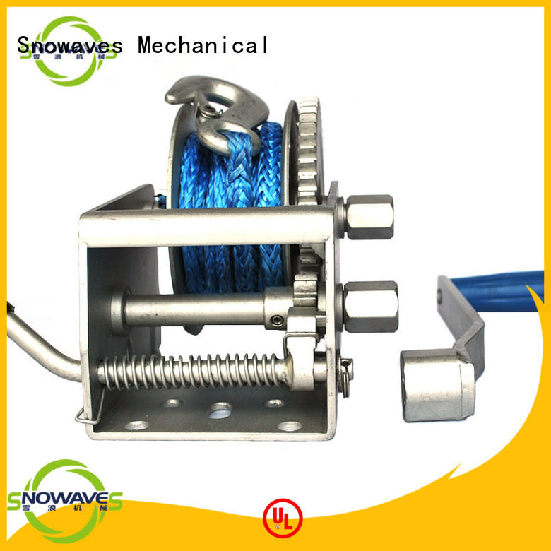 Snowaves Mechanical speed Marine winch Suppliers for camping