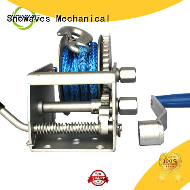 Snowaves Mechanical marine winch suppliers for camp