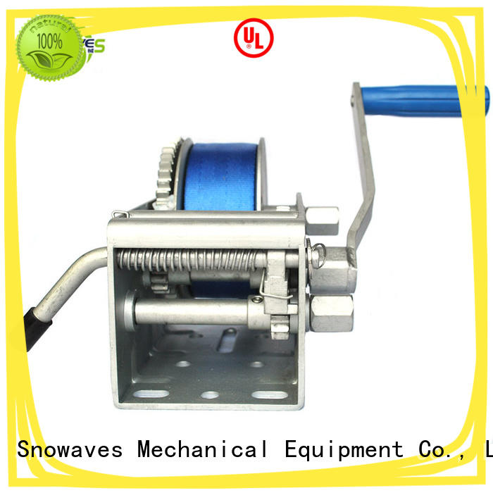 Snowaves Mechanical winch Marine winch factory for camp