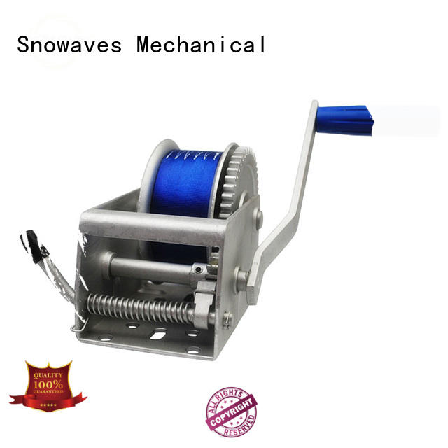 Snowaves Mechanical Latest Marine winch Supply for camping