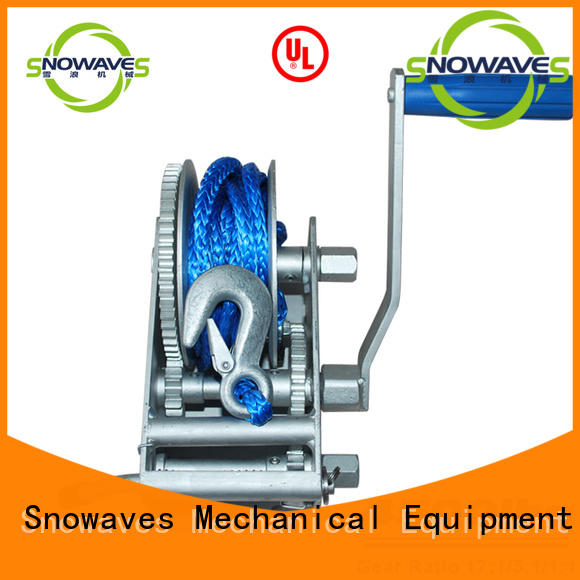 Snowaves Mechanical Custom Marine winch for business for one-way trips