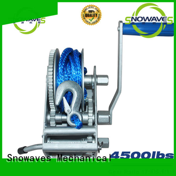 Snowaves Mechanical hand Marine winch Suppliers for trips