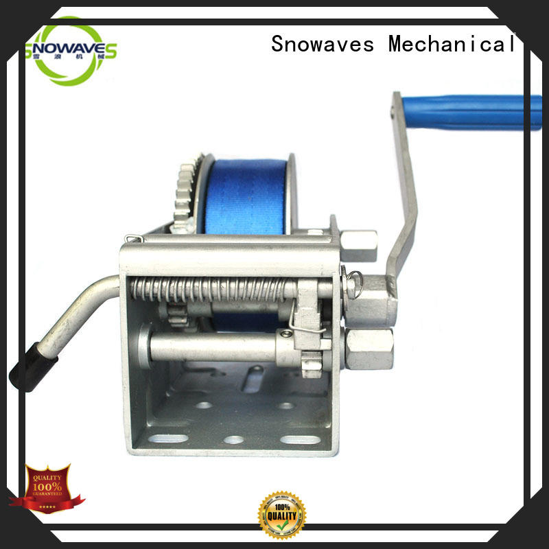 Snowaves Mechanical hand Marine winch factory for one-way trips